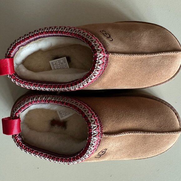 UGG TASMAN SLIPPERS CHESTNUT NEW - Picture 2 of 6